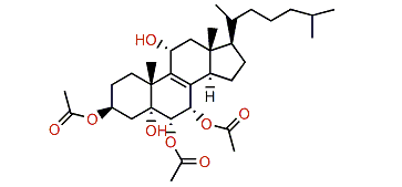 Cholest-8-en-3b,5a,6a,7a,10a-pentol 3,6,7-triacetate